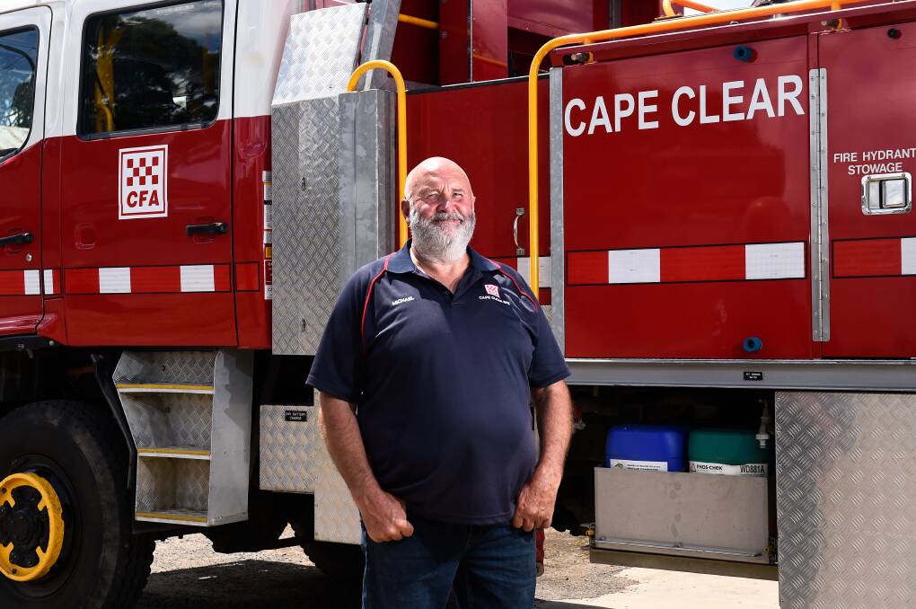 Michael Rowe's latest stint as CFA captain is now in its 13th year. Picture by Adam Trafford.