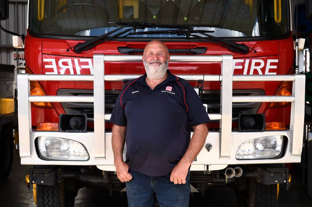 Cape Clear brigade captain Michael Rowe is getting an Australian Fire Service Medal. Picture by Adam Trafford.
