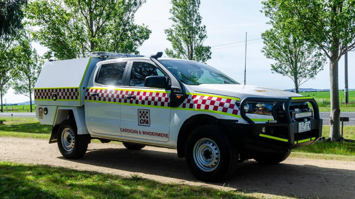 The Cardigan-Windermere fire brigade raised funds to get this Ford Ranger. It was discovered stolen early Saturday. Picture Facebook December 2021.