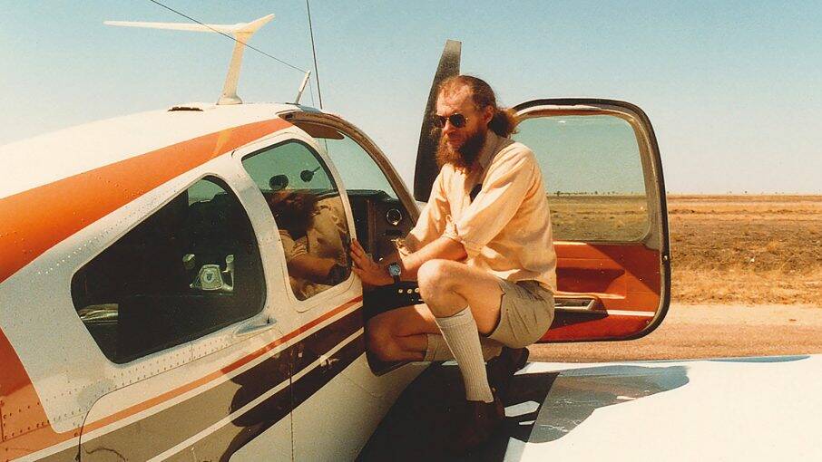 Merv Moriarty put his arts prize winnings towards an outback arts education program in 1971. Picture supplied.
