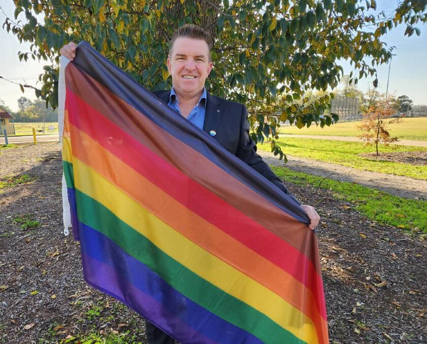 Mayor Rod Ward will be at the Moorabool Shire's first rainbow flag raising in Ballan on Wednesday. Picture supplied. 