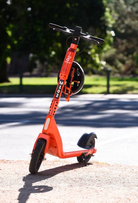 TRIAL: The Department of Transport says Ballarat has seen three recorded e-scooter injuries since December. Picture: Adam Trafford.