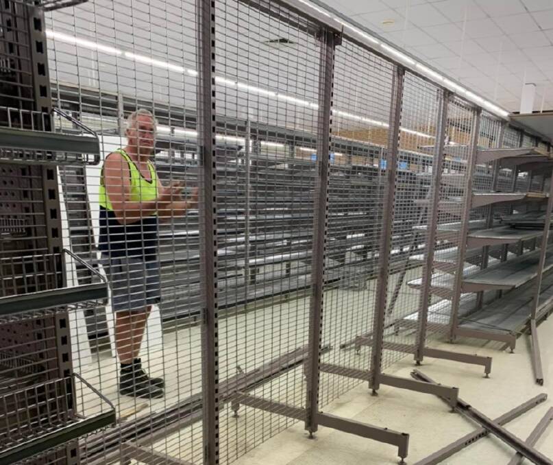 REBIRTH: Maryborough's IGA supermarket closed in 2019, but former staff incluing Ian worked hard to re-open the store in March 2022. Picture: Facebook.