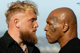 Jake Paul faces Mike Tyson. Picture supplied