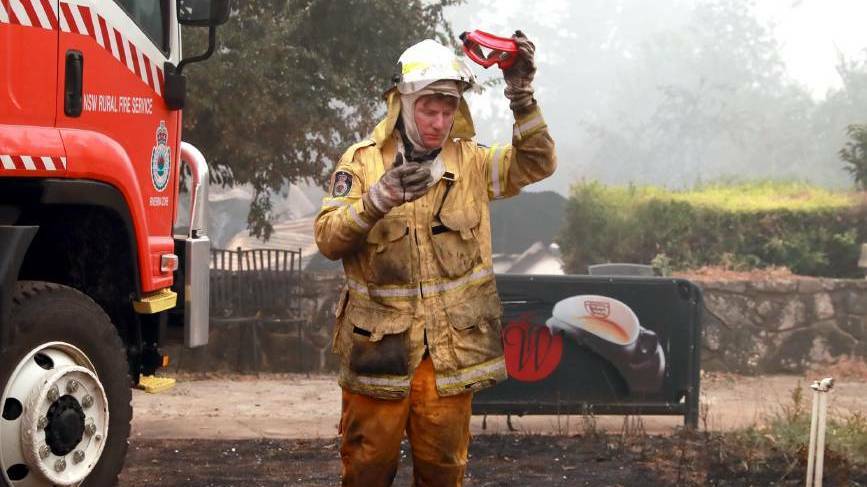 The Black Summer Bushfires tore through towns like Batlow, with firefighters working tirelessly to battle the blazes. File picture by Les Smith