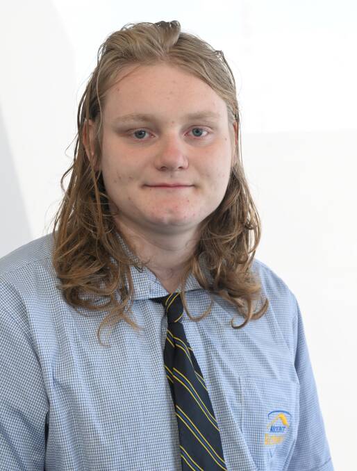Connor Brown, 18, Mount Rowan Secondary College. Picture by Lachlan Bence