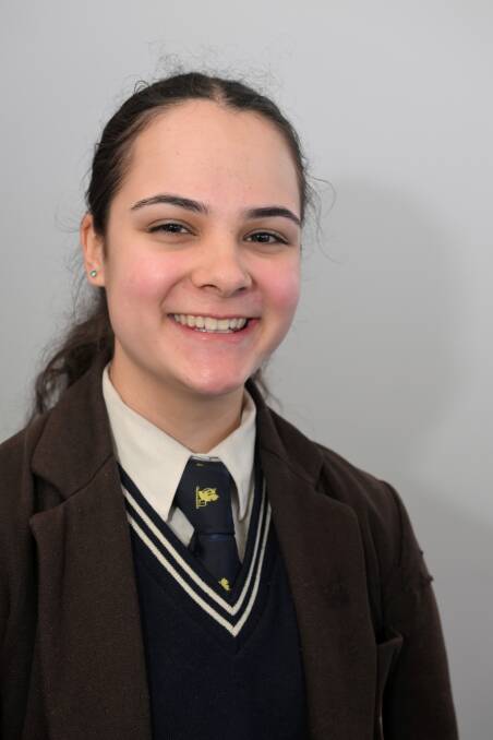 Isabella D'Amore, 18, Ballarat Grammar. Picture by Lachlan Bence
