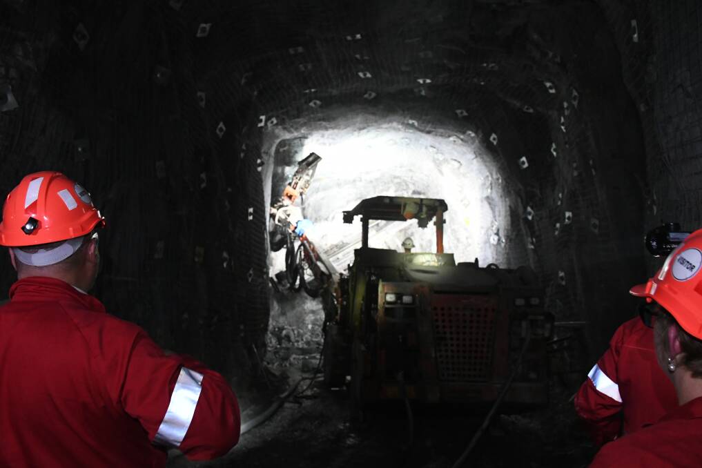 Ballarat Gold Mine workers face an uncertain future. File photo