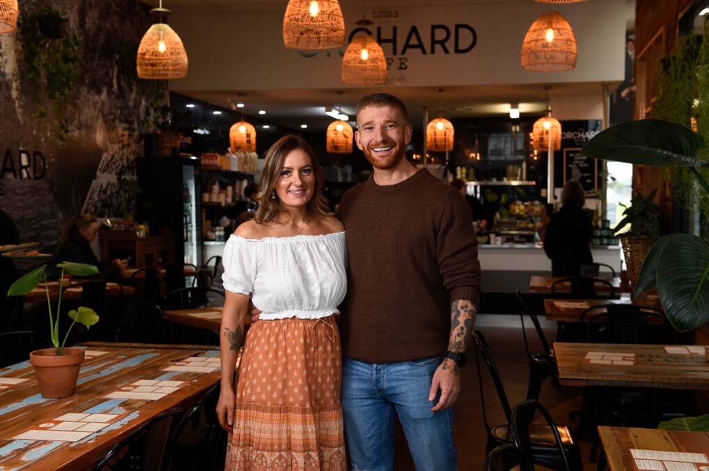 Orchard Cafe owners Belinda Pilcher and LeRoy Hand in 2022. Picture by Adam Trafford