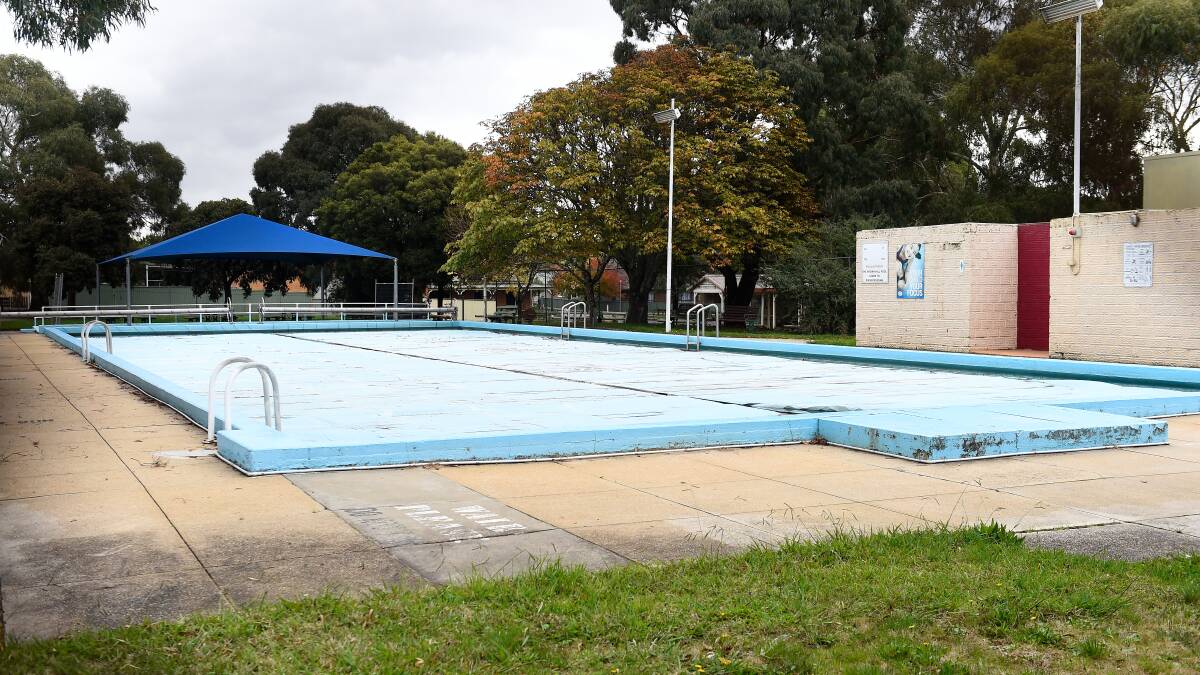 The pool is currently closed. Picture by Adam Trafford