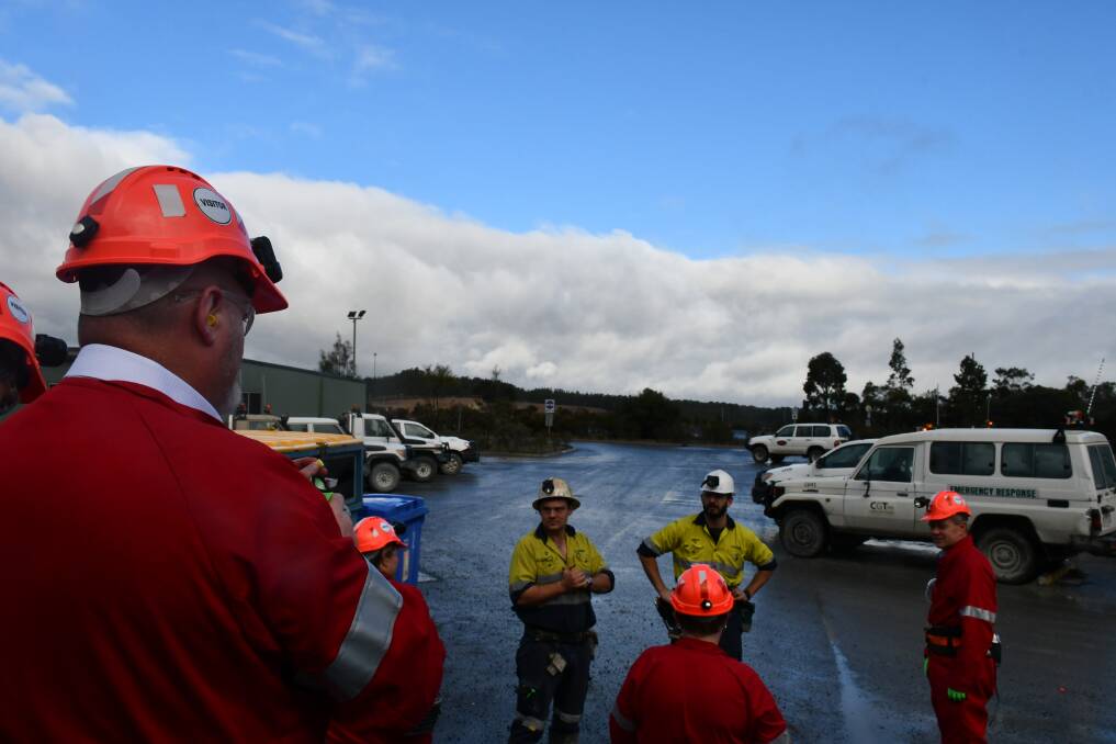 Ballarat Gold Mine workers. File photo