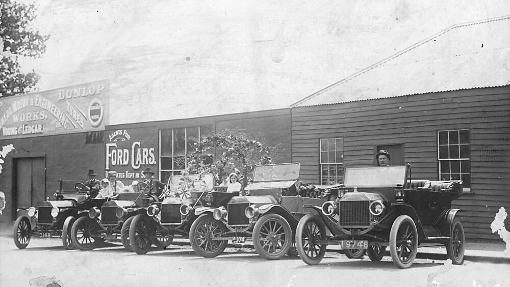 Young and Legders Garage in the 1930s on Wimmera Street, Stawell. Picture supplied