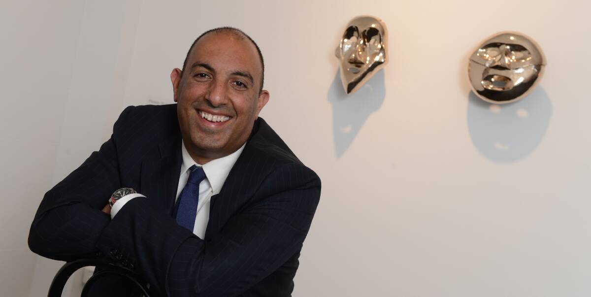 RAISING FUNDS: Art Gallery of Ballarat Foundation chairperson Mark Guirguis said the aim of this weekend's fundraiser is two-fold. Picture: Kate Healy