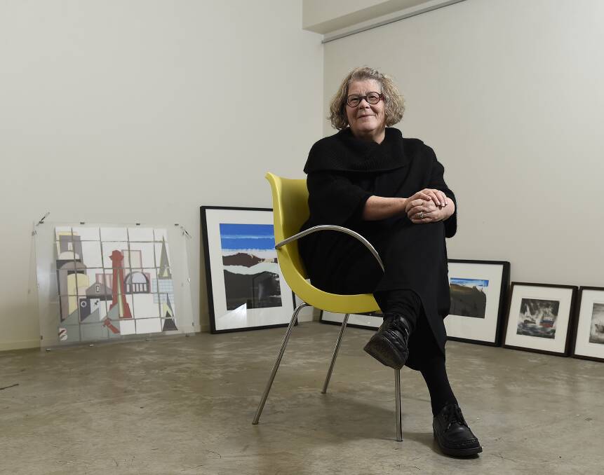 A LOVE FOR ART: Soldiers Hill resident and artist Lynne Makings. Picture: Justin Whitelock