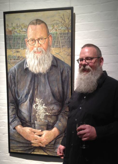 HONOURED: A portrait of Art Gallery of Ballarat director Gordon Morrison will hang as part of the 2015 S H Ervin’s Salon des Refusés exhibition.