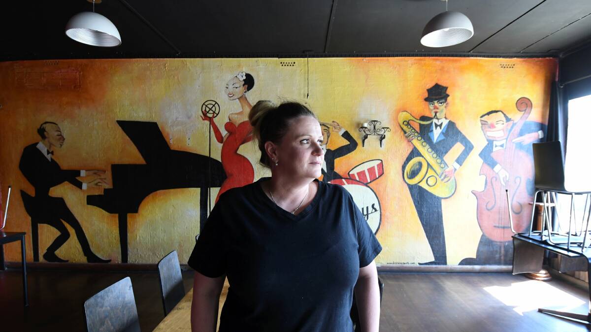 GOODBYE: The Old Hepburn Hotel's proprietor Amber Dooley inside the pub she has run for 16 years. Photo: Lachlan Bence.