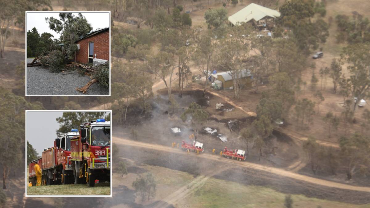Ballarat's day of chaos: wind and fires wreak havoc
