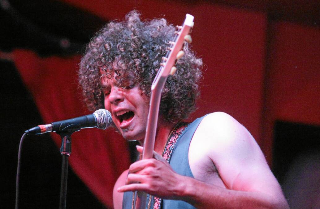Australian rock icons Wolfmother playing at Karova in 2011.