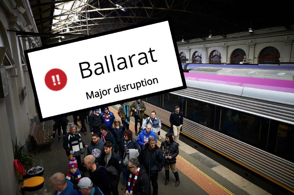 At least six train services on Ballarat line cancelled in one day