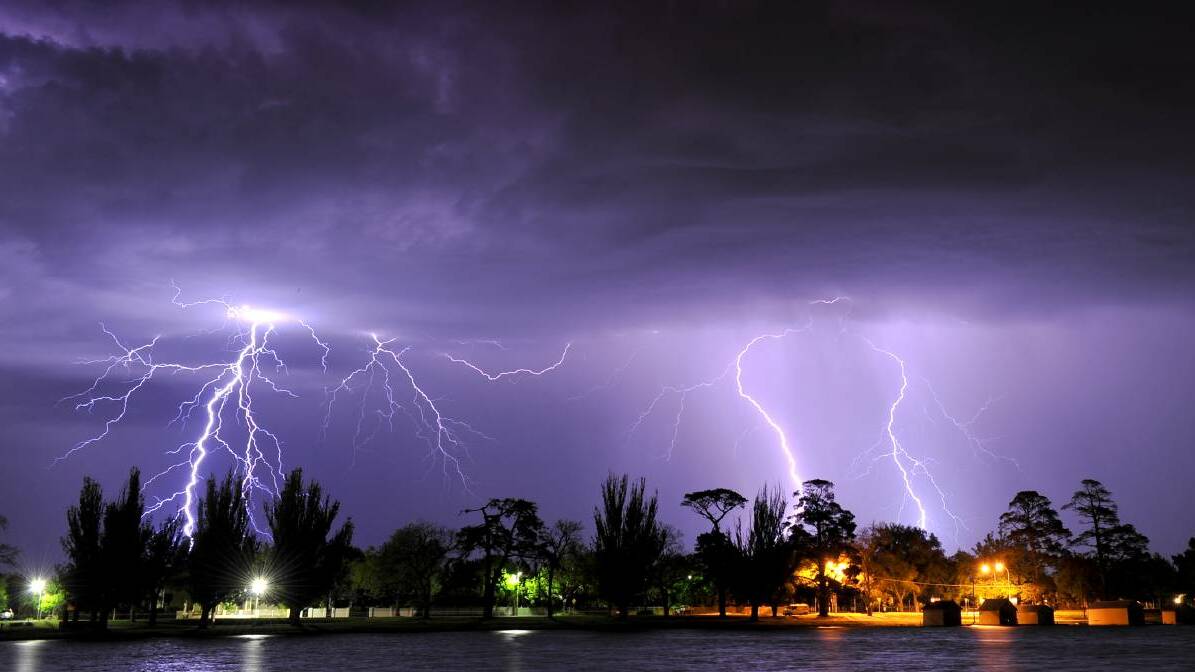 A Ballarat thunderstorm in October, 2014. Photo: Peter Kervarec.