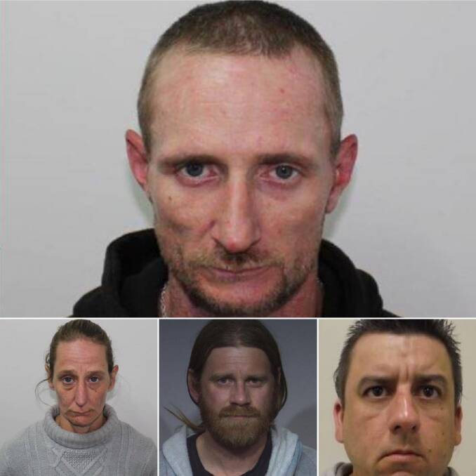 These four Ballarat people are all wanted by police