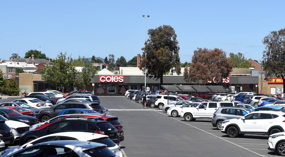 The attack occurred in Coles in central Ballarat.