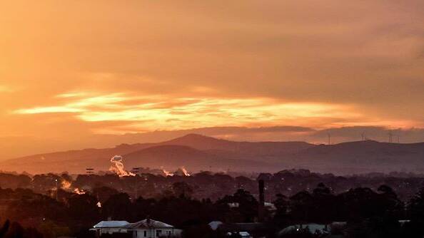 PIC OF THE DAY: @mitchell_harris "Some gorgeous winter light over the Waubra hills tonight... #Ballarat"