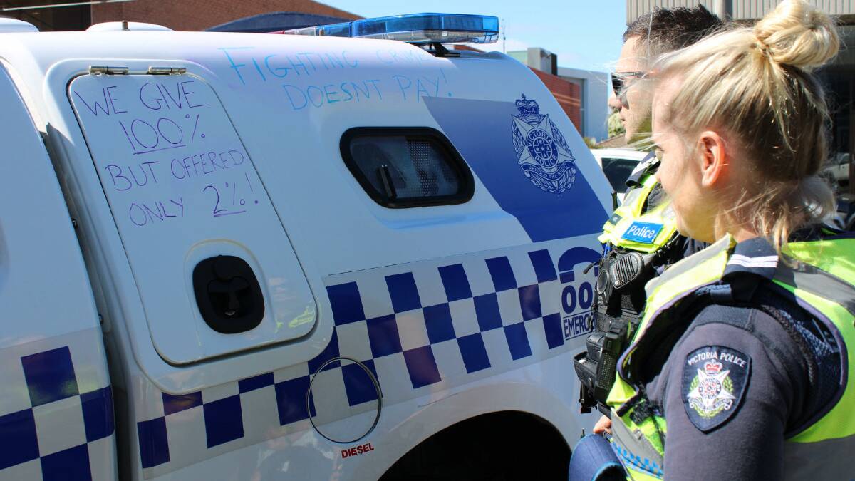 Ballarat police to warn drivers of speed cameras on day of industrial action