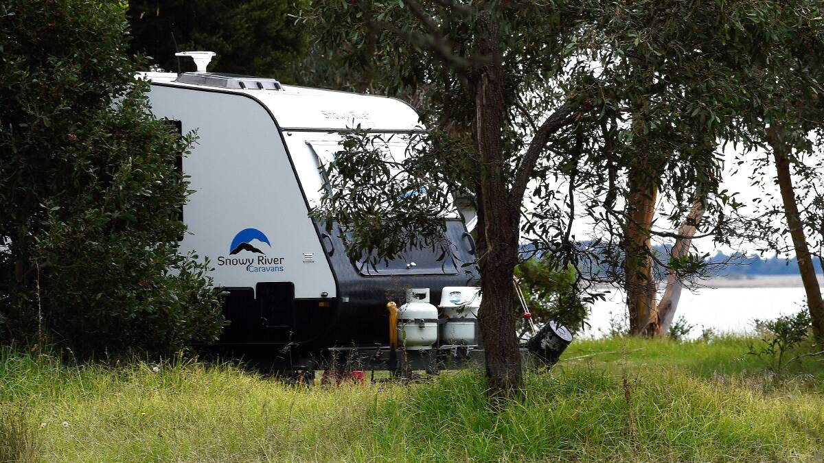 Campers in Lake Burrumbeet have been given special exemptions to be on the camp ground by DELWP.