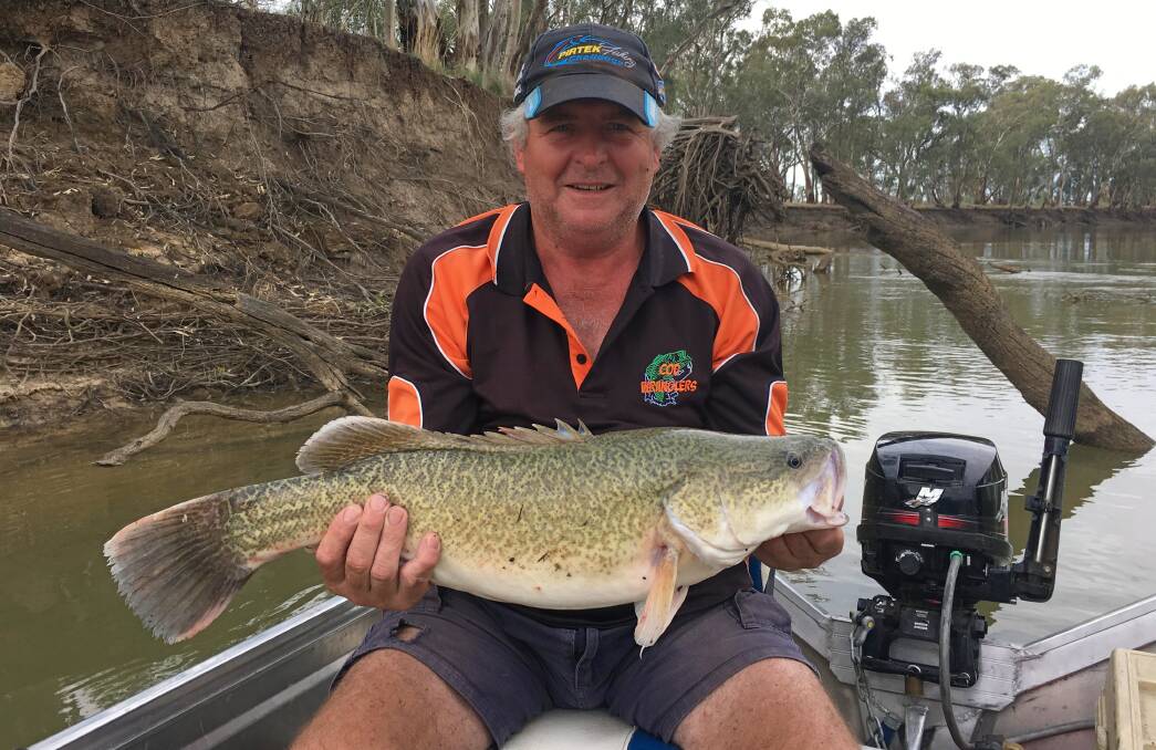 KEEN FISHERMAN: Along with his passion for sport, Andrew 'Woody' Hepworth love to cast a line.