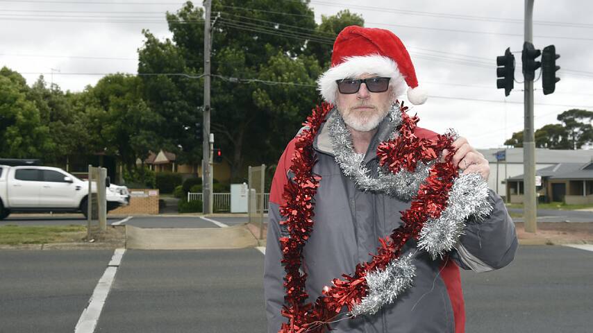 Sebastopol resident Neal Salan was dismayed at the removal of Christmas tinsel.