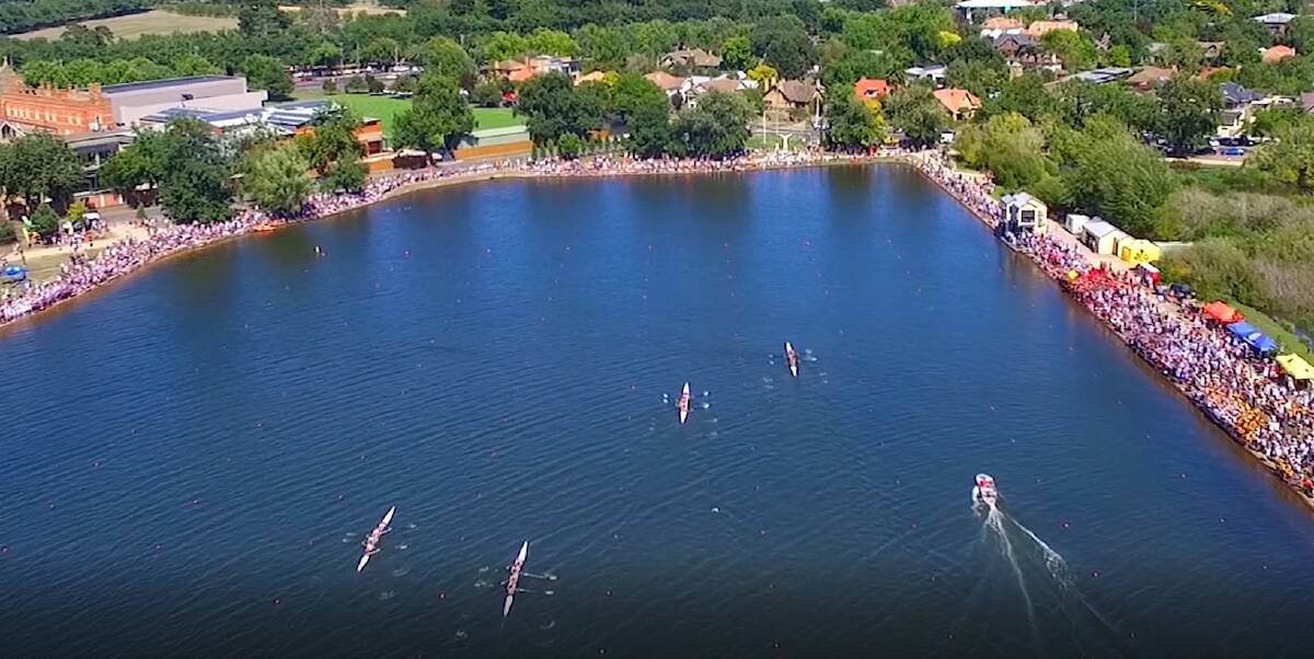 A screenshot from the video by Skyline Drone Imaging.