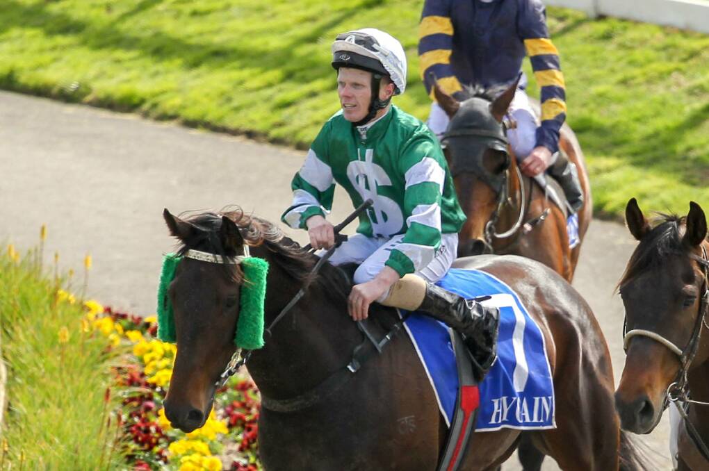 Anthony Boyd in 2016 after riding a winner at Moe.
