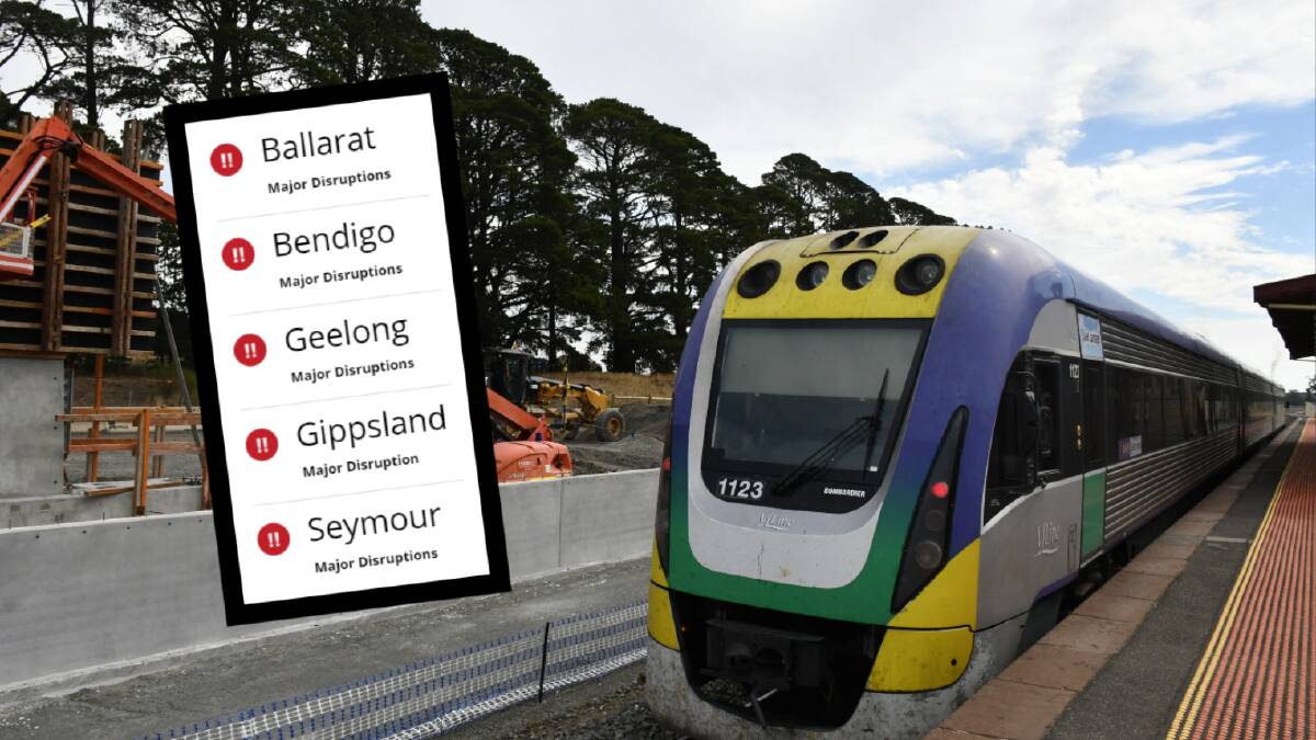 'Major disruptions' causing further havoc on Ballarat train line