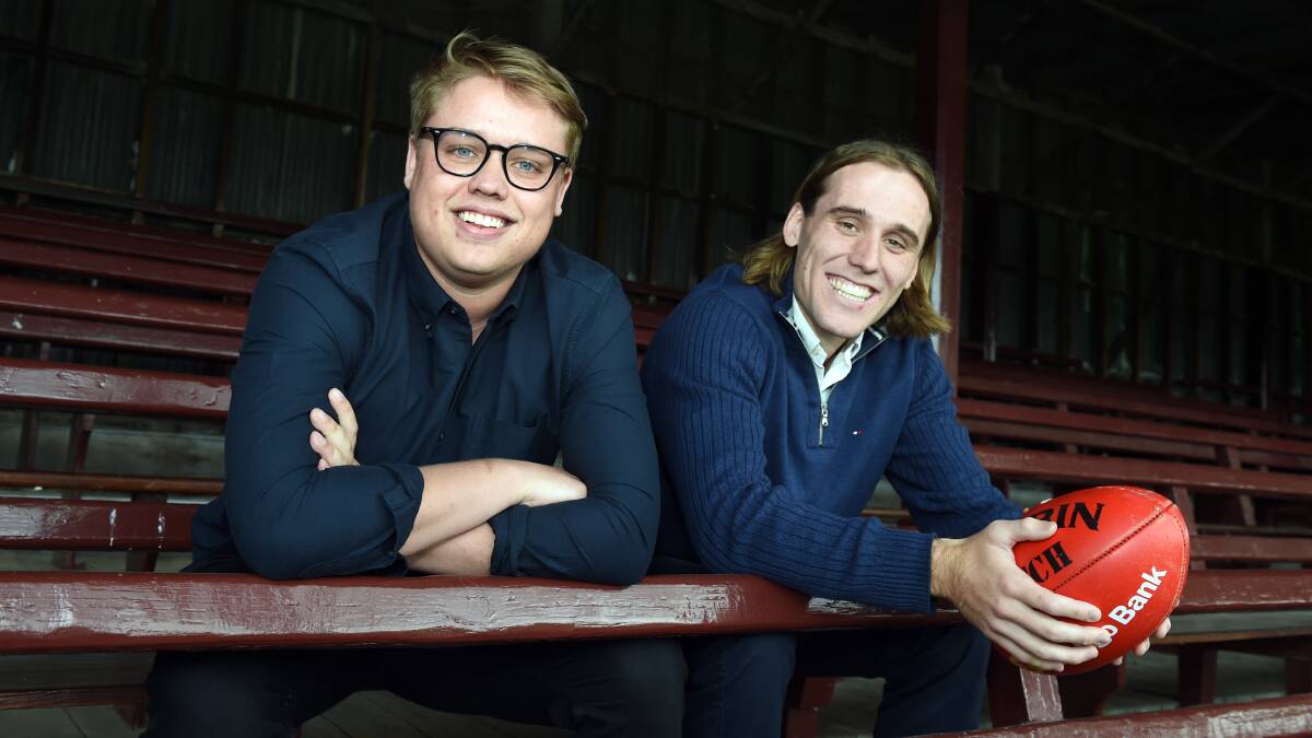 The Courier's 2021 football experts Matt Currill (BFNL) and Ollie Nash (CHFL/CHNL).
