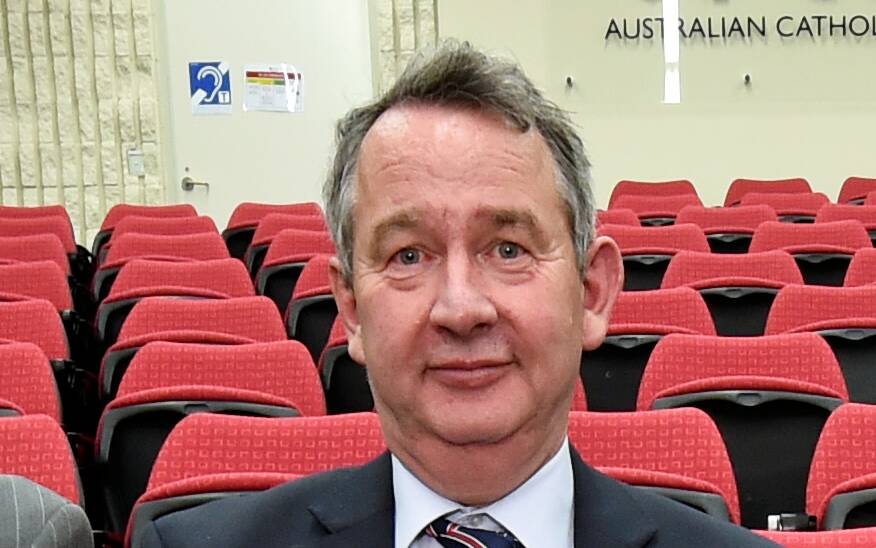 Vice Chancellor Greg Craven in Ballarat in 2014.
