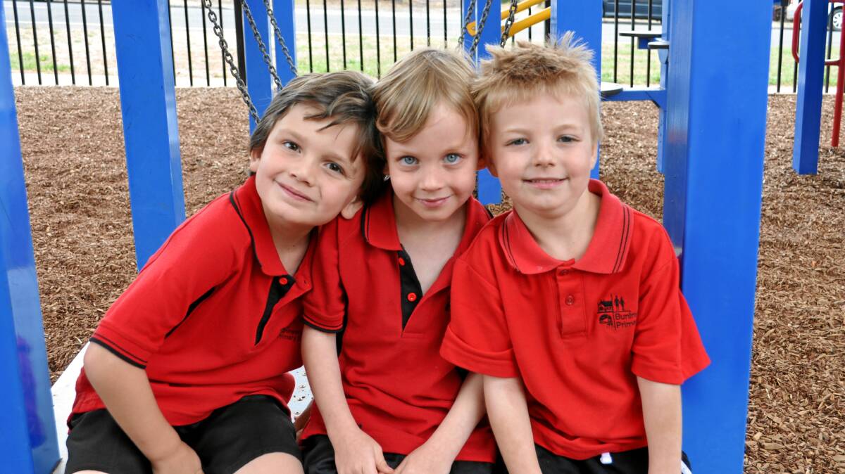 Buninyong Primary School. Lucas Wells, Harper Walsh, Josh Hardy.