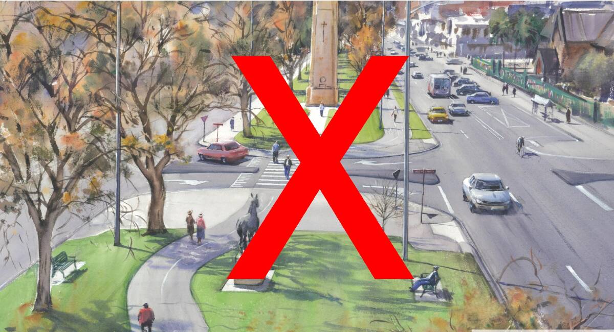 NEW PLANS: Plans for the bike lane through the centre of the median stripped have been scrapped.