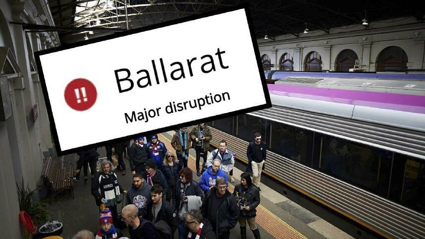 Ballarat trains suffering 'major delays' this morning