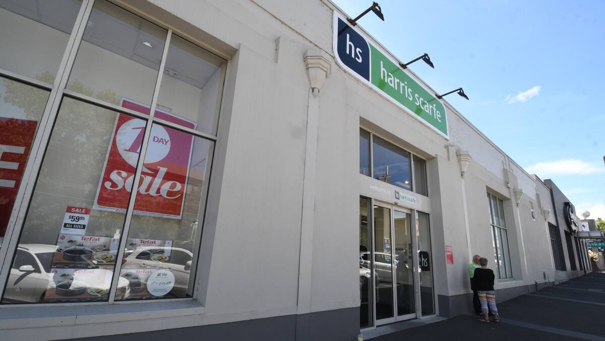Ballarat's Harris Scarfe store.