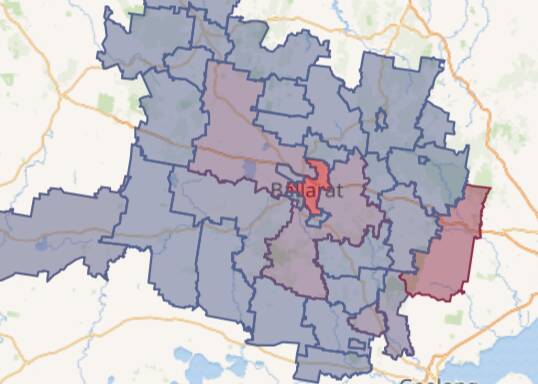 Ballarat's active COVID-19 active cases are almost entirely within the 3350 postcode.