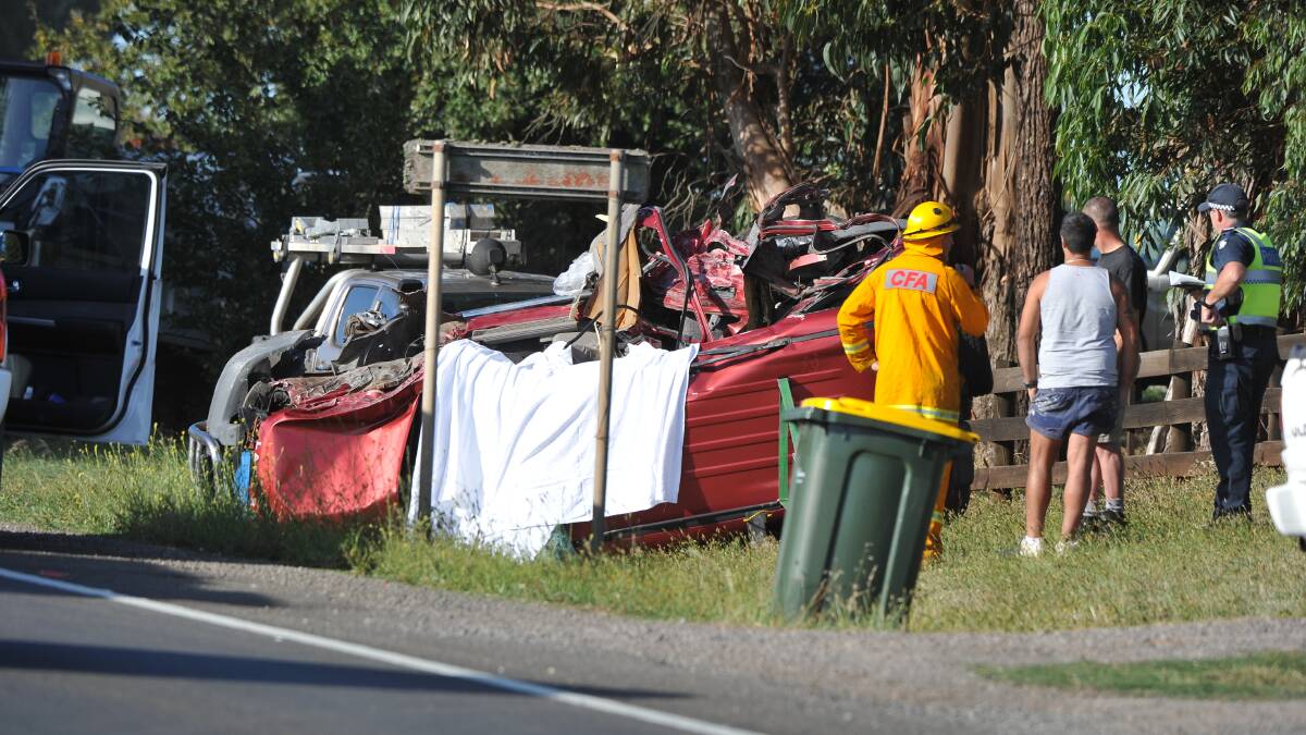 TRAGEDY: Kangaroo Flat man Michael James Mitchell, 46, faces serious charges over a fatal crash in Newlyn in February, 2017. He has pleaded not guilty to the offences and will stand trial in the County Court at a later date. Picture: Lachlan Bence.
