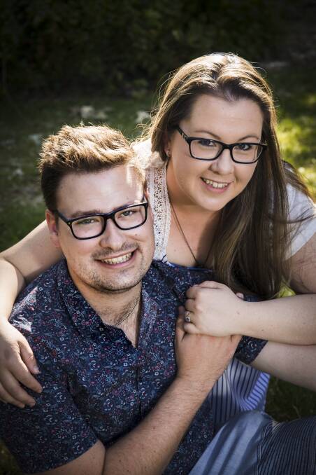 ENGAGEMENT: Caillan Summerhayes and Pedita van Hees plan to get married and move forward with their lives.