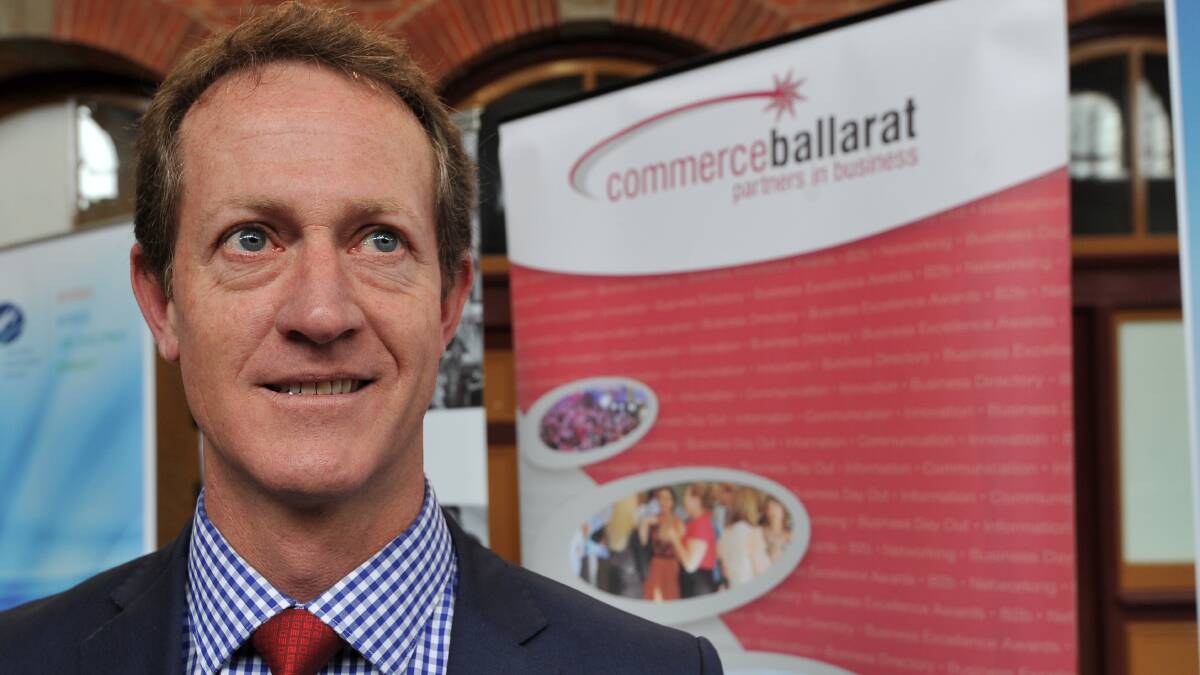 Chair of Commerce Ballarat David Wright 
