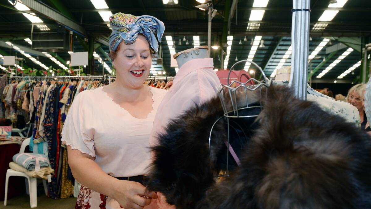 Audrey Scarlett Vintage owner Catherine Fraser-Richards has been collecting vintage clothing for years.