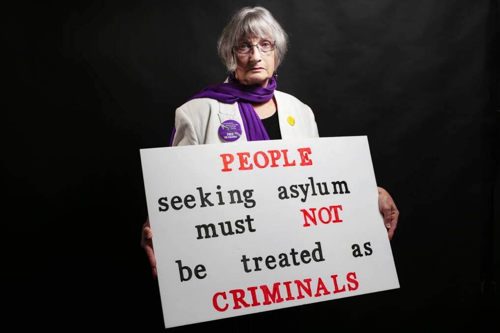 CONCERNED: Ballarat Grandmothers against Detention of Refugee Children volunteer Maureen Riches has grave concerns about new rules being rolled out by the federal government. Picture: Luka Kauzlaric
