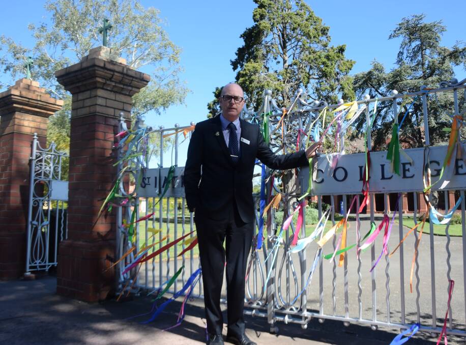 HOPE: St Patrick's College principal John Crowley is working alongside survivors to create a program to empower children by teaching them protective behaviours.  