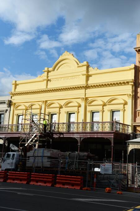 FRESH: The Bones Building, which is part of the Art Gallery of Ballarat, on Lydiard Street North, has been repainted. Picture: Kate Healy