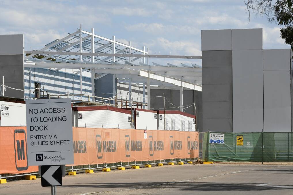 HUGE JOB: Redevelopment at Stockland Wendouree has reached the halfway mark. The project will cost $37 million and add 20 new stores. Picture: Lachlan Bence