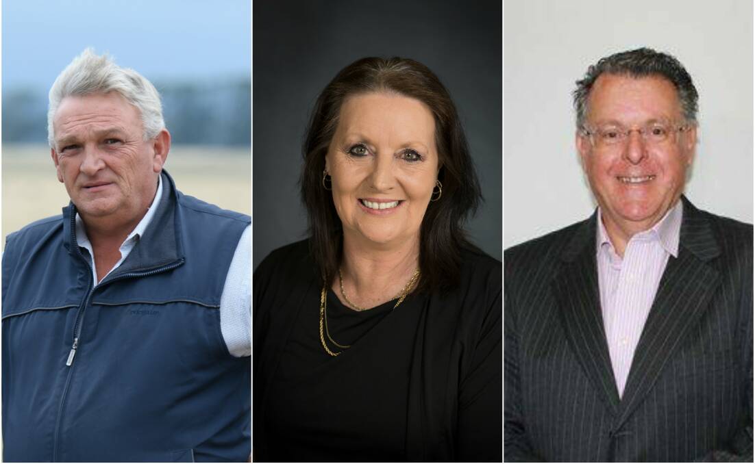 ELECTED: Moorabool Shire mayor Paul Tatchell, Golden Plains Shire mayor Helana Kirby and Hepburn Shire mayor John Cottrell. Three leaders were successfully mayor for their municipalities during votes this month.